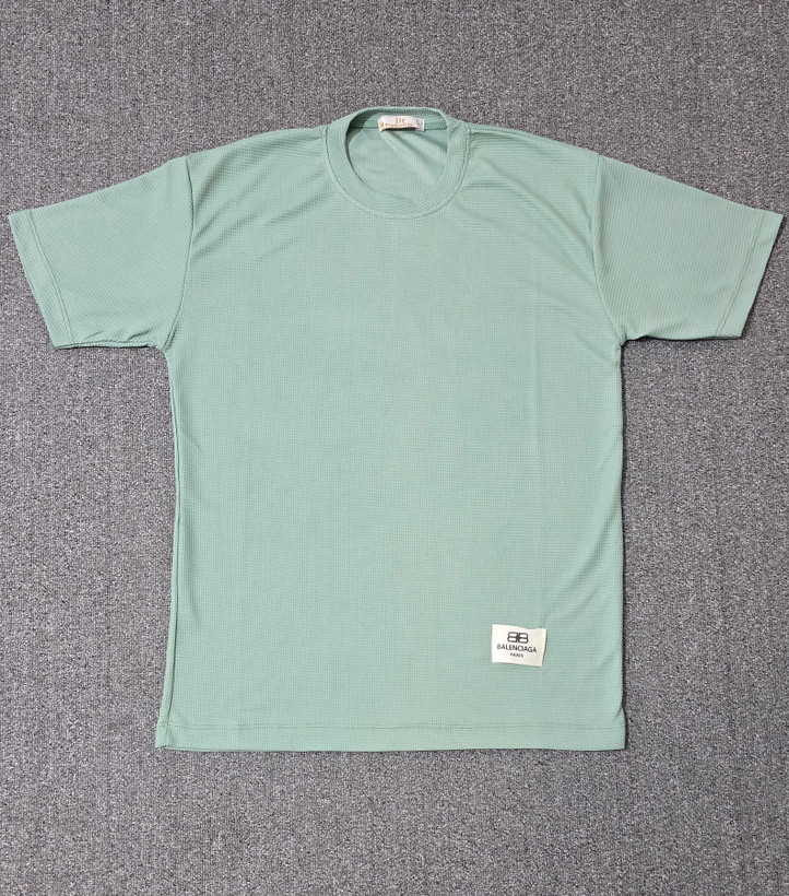 تیشرت مردانه بیسکویتی مدل یقه گرد