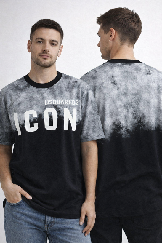 تیشرت باکسی مردانه جنس پنبه مدل ICON