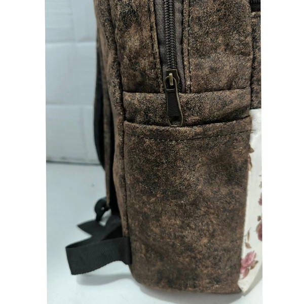 کوله پشتی پارچه مبلی مدل سنتی