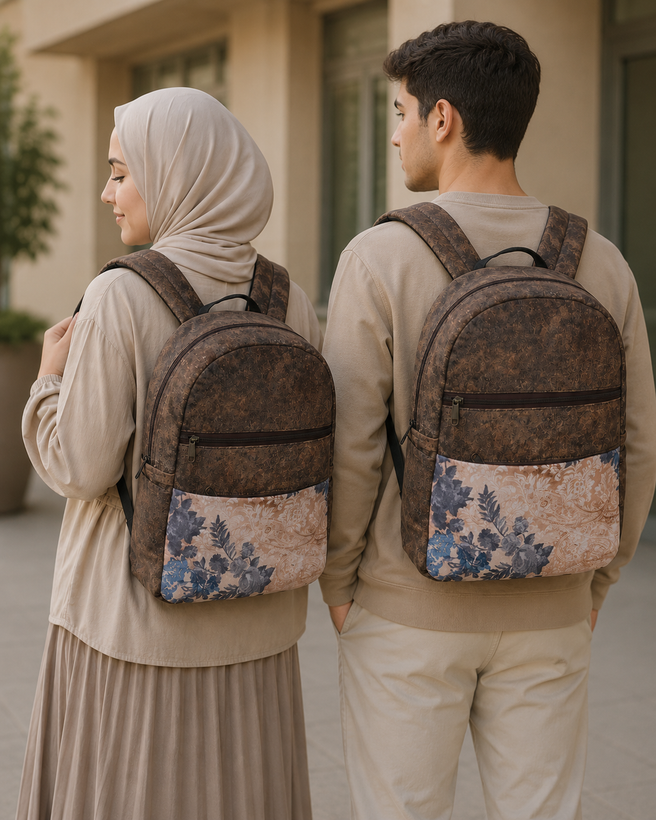 کوله پشتی پارچه مبلی مدل سنتی