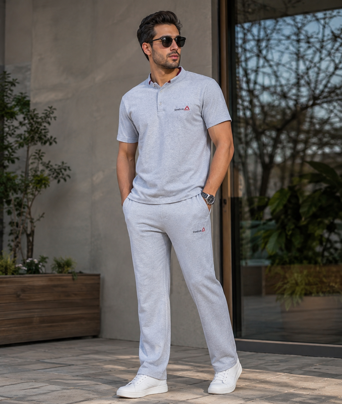 ست تیشرت و شلوار مردانه مدل Reebok