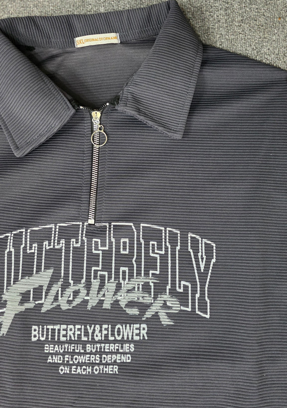 ست تیشرت و شلوار جنس سانتانا مدل Butterfly (جنس عالی)